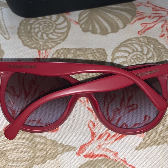 Dolce and Gabbana (Burgundy color) Sunglasses style # DG4149 - Picture 10 of 10
